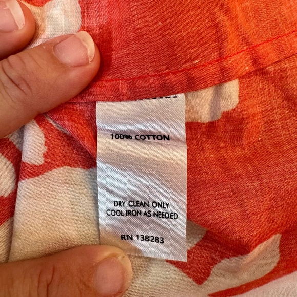 Figue Kate Floral V-Neck Beaded Collar Floral Button Down Shirt Dress Size 6 J - Picture 10 of 10